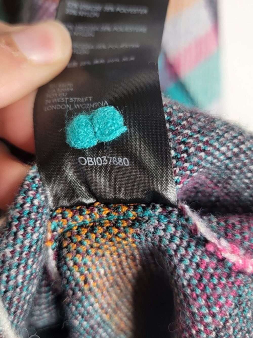 ANTHROPOLOGIE Rosetta Crop Plaid Knit Jacket Size XL Preppy Career Business - Picture 6 of 8